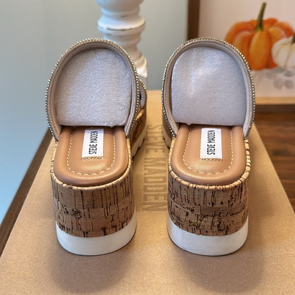 EUC Steve Madden Defuse Rhinestone Sandals - Sz 6.5 - Picture 2 of 4